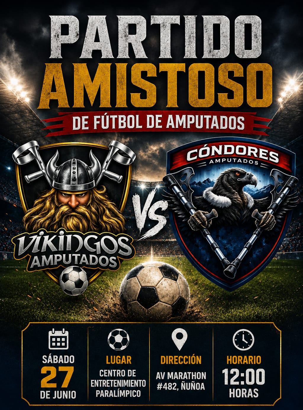 FUTBOL AMPUTADOS AMISTOSO