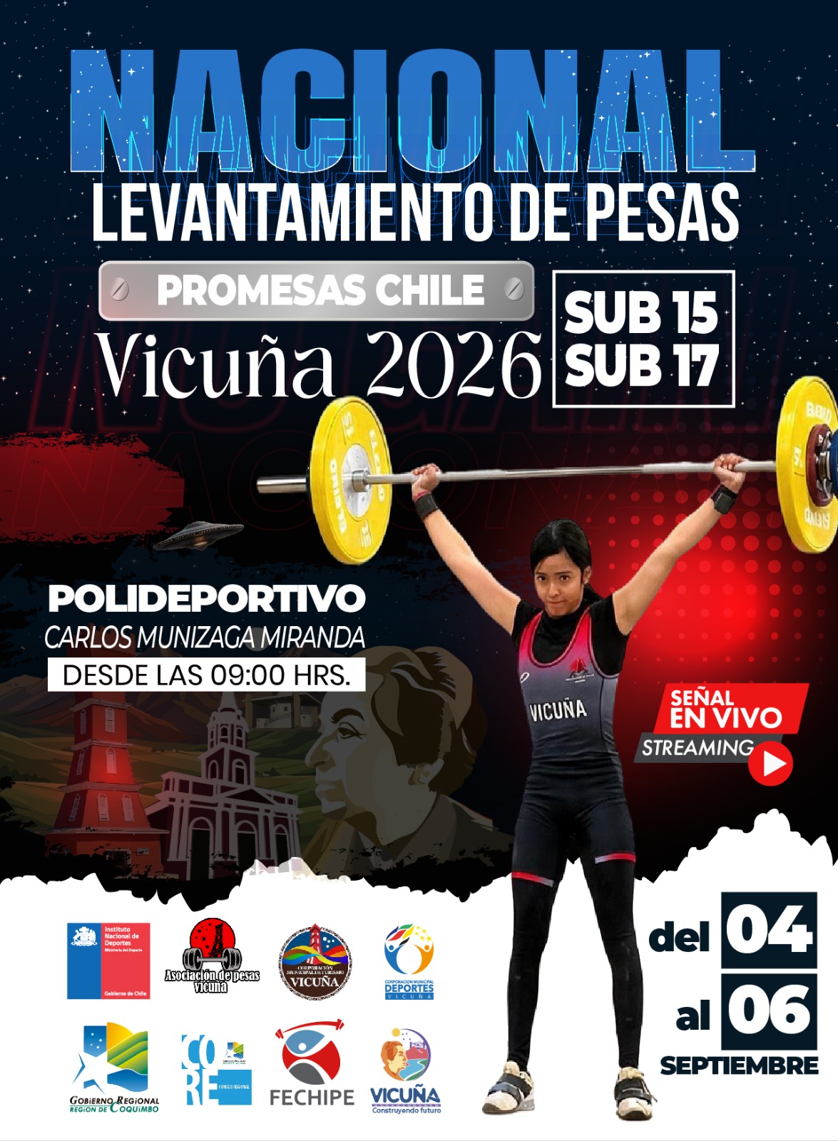 CAMPEONATO NACIONAL SUB 15, SUB17 Y PROMESAS CHILE VICUÑA 2026